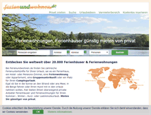 Tablet Screenshot of ferienundwohnen.de